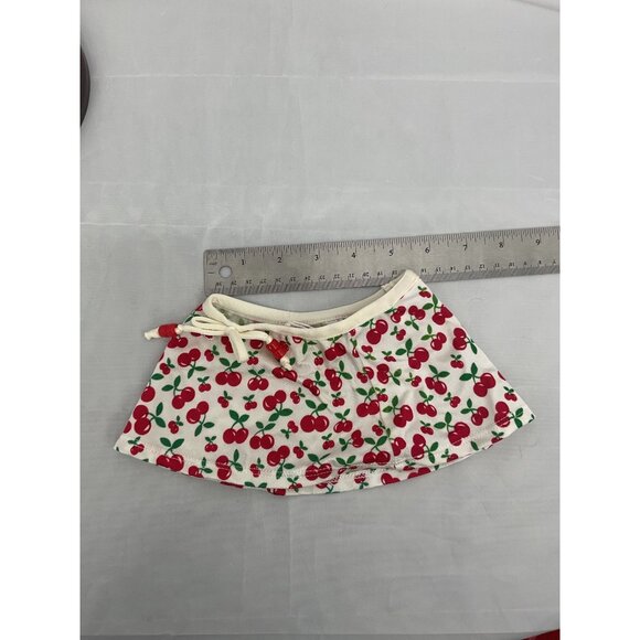 Build-A-Bear Workshop Cherry Print Skirt & Underwear Set For Plush Toys - Picture 4 of 7